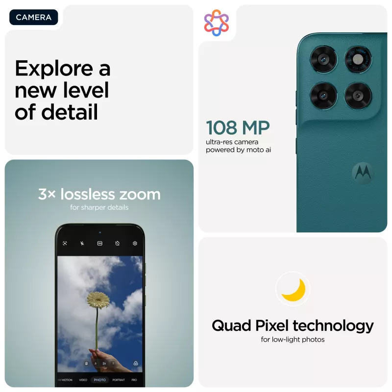 Motorola moto g77 17.3 cm (6.8 inch) Hybrid Dual SIM Android 16.0 PBAW0037ES