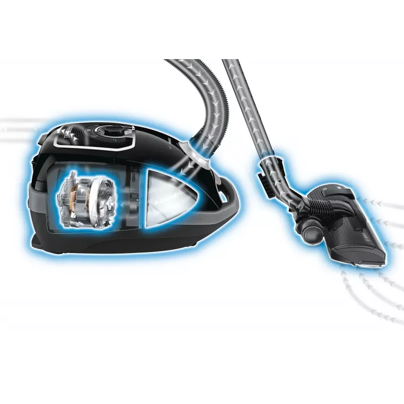 Siemens VSZ7442S putekļsūcējs cilindra putekļsūcējs sausā tīrīšana 650 W putekļu maiss