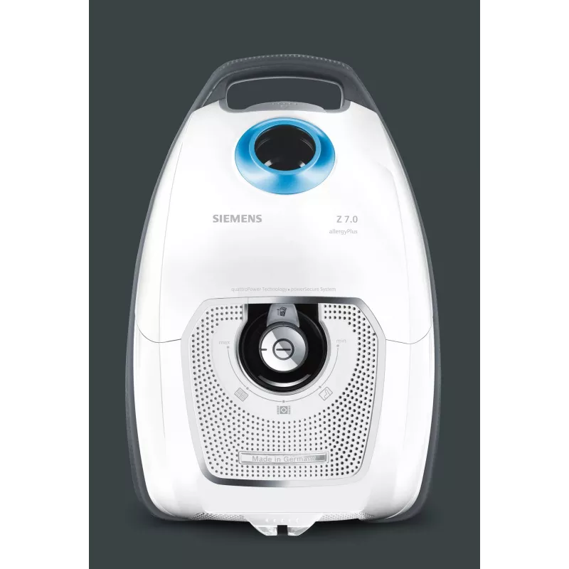Siemens VSZ7442S putekļsūcējs cilindra putekļsūcējs sausā tīrīšana 650 W putekļu maiss
