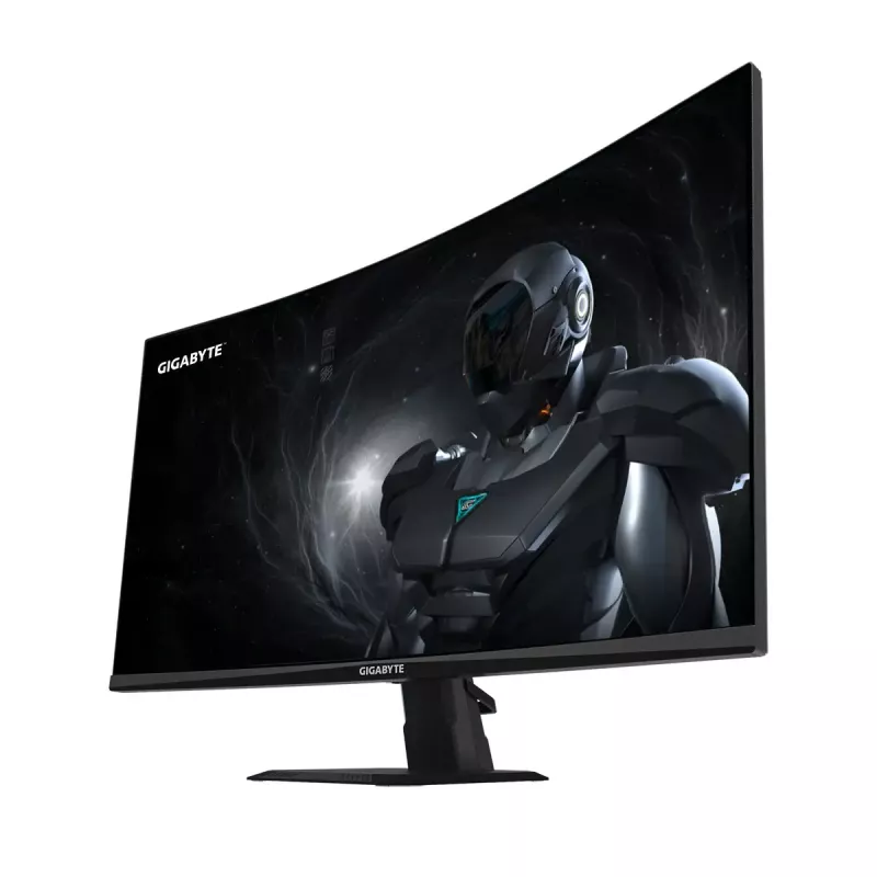 GIGABYTE GS27FCA 27 collu FHD izliekts spēļu monitors - 1920 x 1080, 200Hz, 1, 250 cd/m², FreeSync Premium, HDR Ready, HDMI 2.0, Displayport 1.4