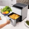 Cosori Dual Blaze viena 6,4 l brīvstāvoša 1750 W karstā gaisa fritieris gaiši pelēks