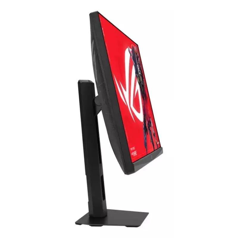 27 collu ASUS ROG Strix XG27JCG spēļu monitors — 5K Ultra HD 5120×2880, Fast IPS, 0,3 ms, 350 cd/m², USB 3.2 Gen1, VESA, augstuma regulēšana, melns