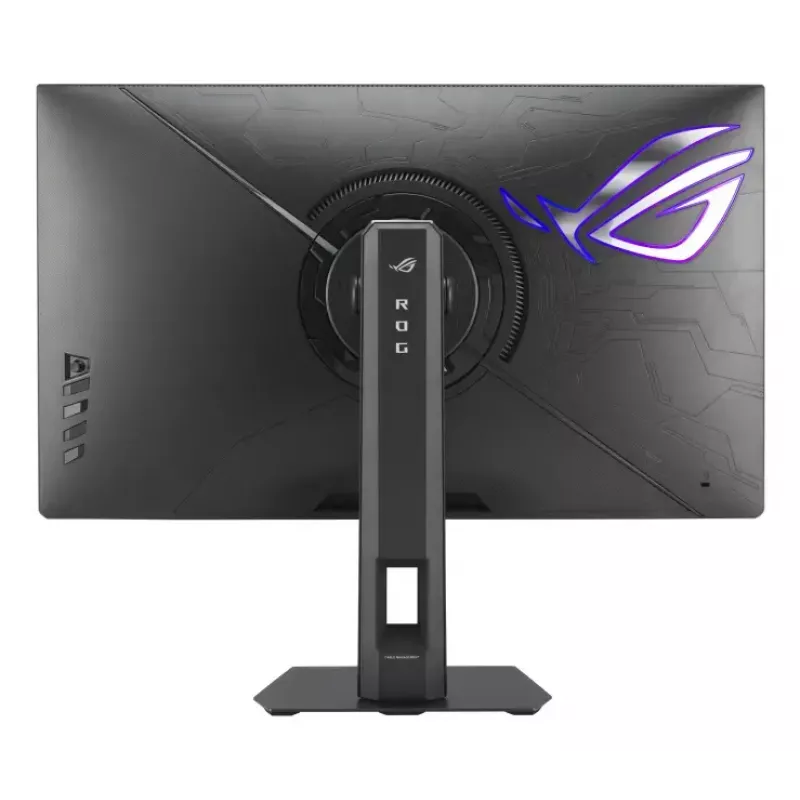 27 collu ASUS ROG Strix XG27JCG spēļu monitors — 5K Ultra HD 5120×2880, Fast IPS, 0,3 ms, 350 cd/m², USB 3.2 Gen1, VESA, augstuma regulēšana, melns