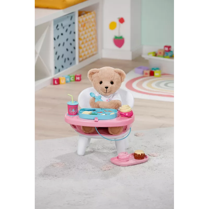 BABY born Pusdienu galds, Leļļu galds, 3 gadi, Nepieciešamas baterijas, Skaņas efekti, Gaismas efekti