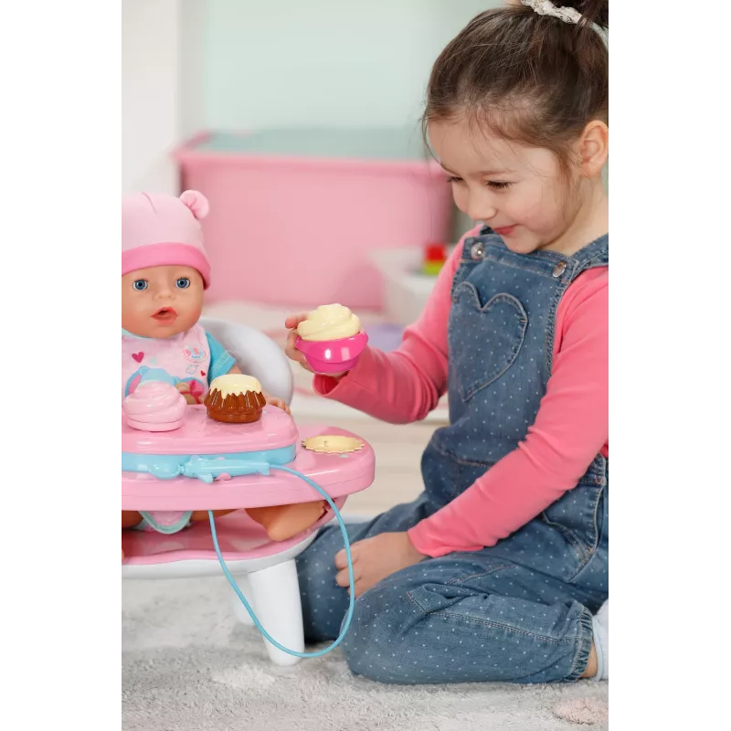 BABY born Pusdienu galds, Leļļu galds, 3 gadi, Nepieciešamas baterijas, Skaņas efekti, Gaismas efekti
