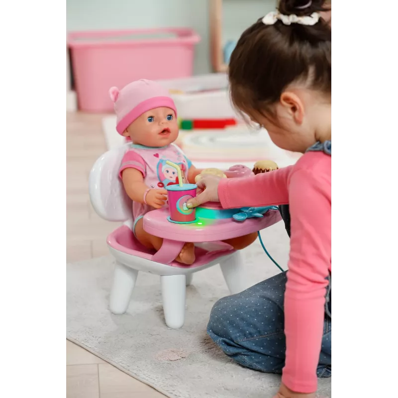 BABY born Pusdienu galds, Leļļu galds, 3 gadi, Nepieciešamas baterijas, Skaņas efekti, Gaismas efekti