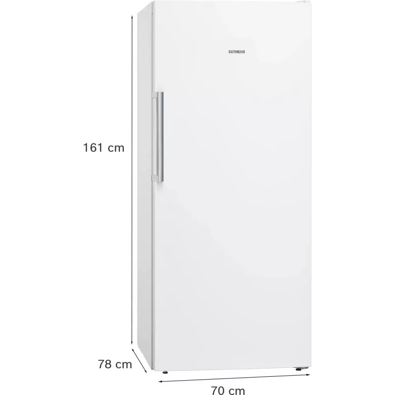 Siemens GS51NAWCV saldētava Stāvsaldētava Brīvstāvoša 290 L Balta