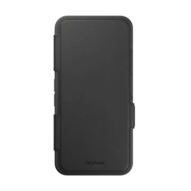 Atvāžamais vāciņš Fairphone F6FLIP-1ZW-WW1 priekš Fairphone 6, atvāžamais vāciņš 16 cm (6,31 collu) ekrānam, plastmasa, melns