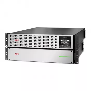APC Smart-UPS On-Line, 3kVA, litija-jonu, statīva stiprinājums 4U, 230V, 6x C13+2x C19 IEC ligzdas, tīkla karte, pagarināts ilgs darbības laiks, slaida komplekts iekļauts