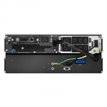 APC Smart-UPS On-Line, 2200VA, litija jonu, statīvā montējams 4U, 230V, 6x C13+2x C19 IEC ligzdas, tīkla karte, pagarināta ilgstoša darbība, komplektā montāžas sliedes