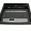 APC 17 collu statīva LCD konsole ar integrētu 16 portu analogo KVM slēdzi
