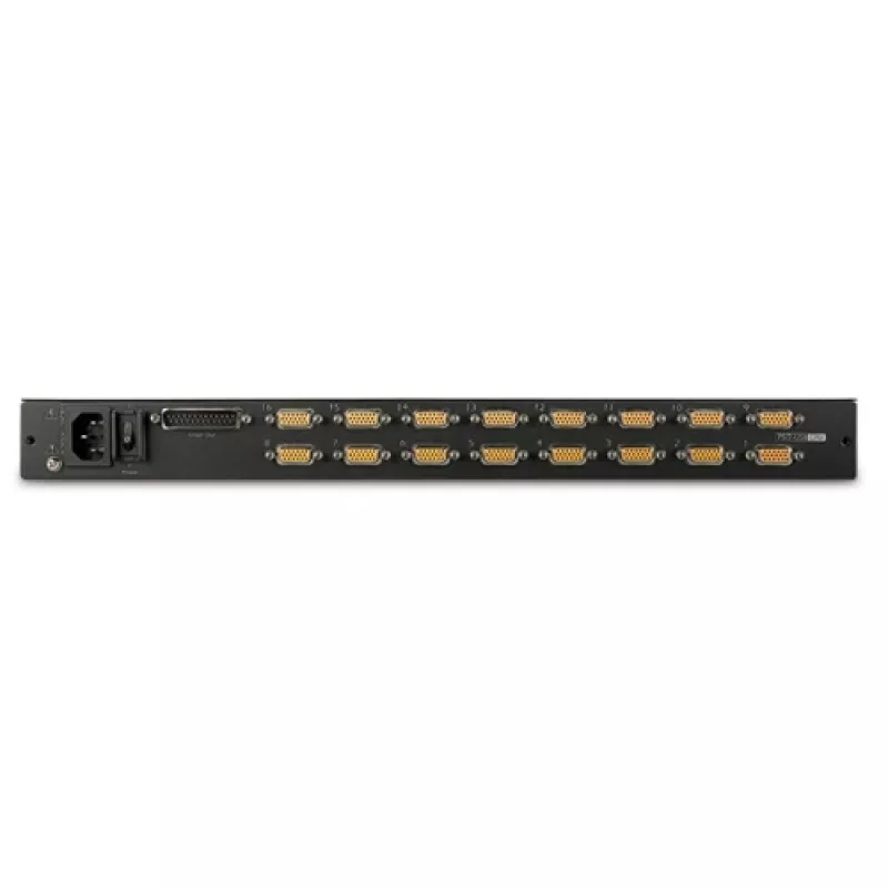 APC 17 collu statīva LCD konsole ar integrētu 16 portu analogo KVM slēdzi