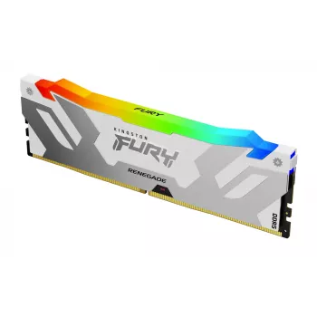 Desktop DDR5 32GB 6400MT/s CL32 288-pin DIMM Kingston FURY Renegade RGB balta 1.4V