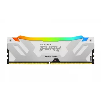 Desktop DDR5 32GB 6400MT/s CL32 288-pin DIMM Kingston FURY Renegade RGB balta 1.4V