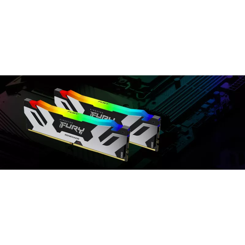 Kingston Technology FURY 32GB 6400MT/s DDR5 CL32 DIMM Renegade RGB XMP