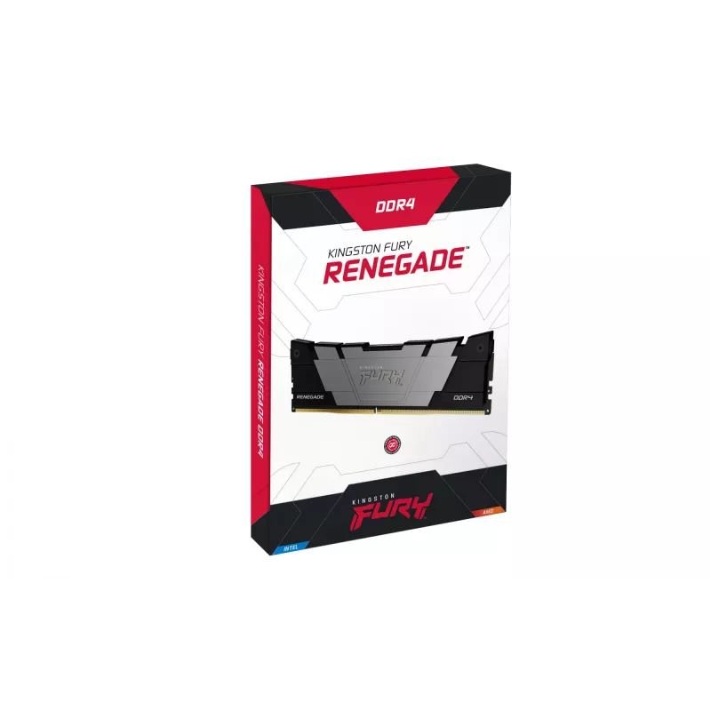 Kingston Technology FURY 8GB 3600MT/s DDR4 CL16 DIMM Renegade Melns