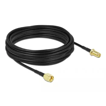 Antenas kabelis DeLOCK RP-SMA spraudnis uz RP-SMA ligzdu LMR/CFD100 10 m