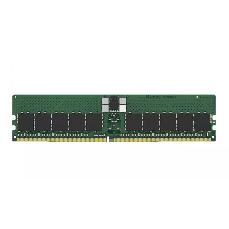 Kingston Technology 32 GB, DDR5, 5600 MT/s, ECC, reģistrēta, DIMM, CL46, x80, 2RX8, 1,1 V, 288 kontaktu, 16 Gbit