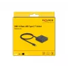 USB centrmezgls DeLOCK 18911 Type-C 10000 Mbit/s Melns