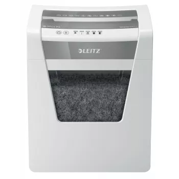 Leitz IQ Office papīra smalcinātājs P4, krustveida smalcināšana, 22.3 cm, 4 x 40 mm, 23 L, 225 loksnes, 55 dB