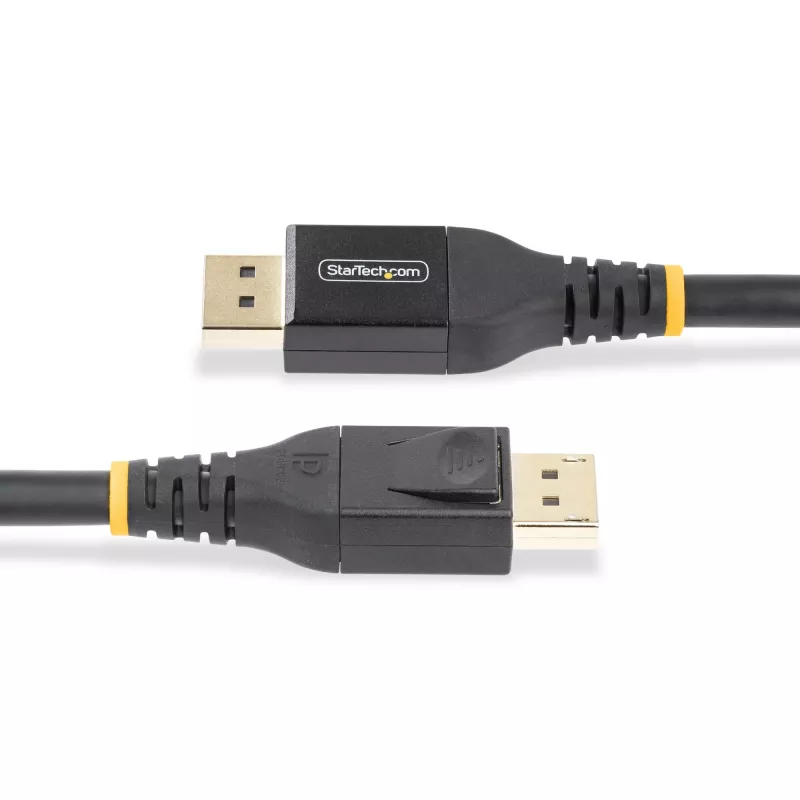 StarTech.com 15.2m (50ft) aktīvs DisplayPort 1.4 kabelis, DP8K DisplayPort kabelis ar HBR3, HDR10, MST, DSC 1.2, HDCP 2.2, 8K 60Hz, 4K 120Hz - DP 1.4 kabelis M/M