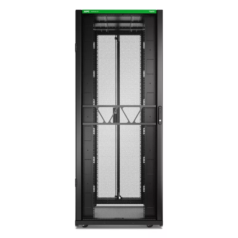 APC NetShelter SX Server Rack Gen 2, 42U, 1991H x 800W x 1200D mm, ar sāniem, melna