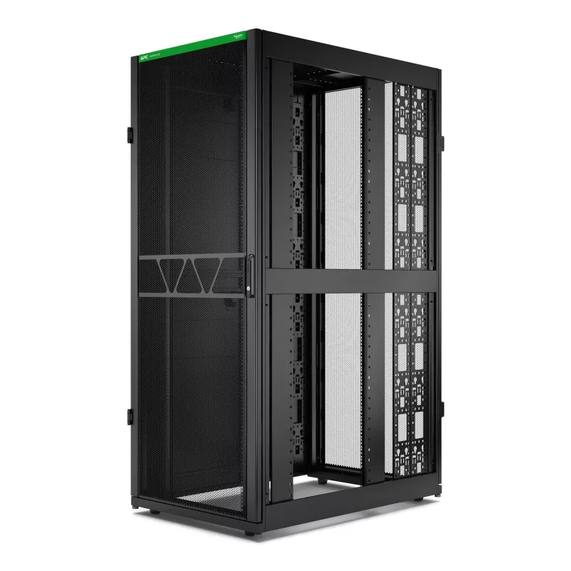APC NetShelter SX Server Rack Gen 2, 42U, 1991H x 800W x 1200D mm, ar sāniem, melna