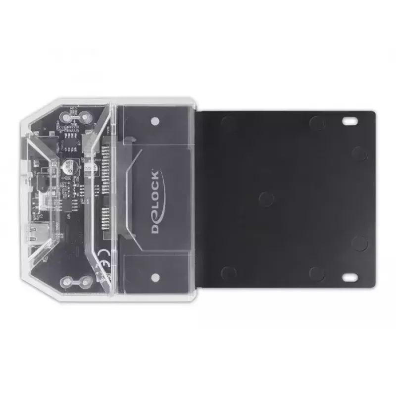 DeLOCK SuperSpeed USB dokstacija 2,5 collu SATA HDD SSD melna