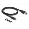 DeLOCK SuperSpeed USB dokstacija 2,5 collu SATA HDD SSD melna