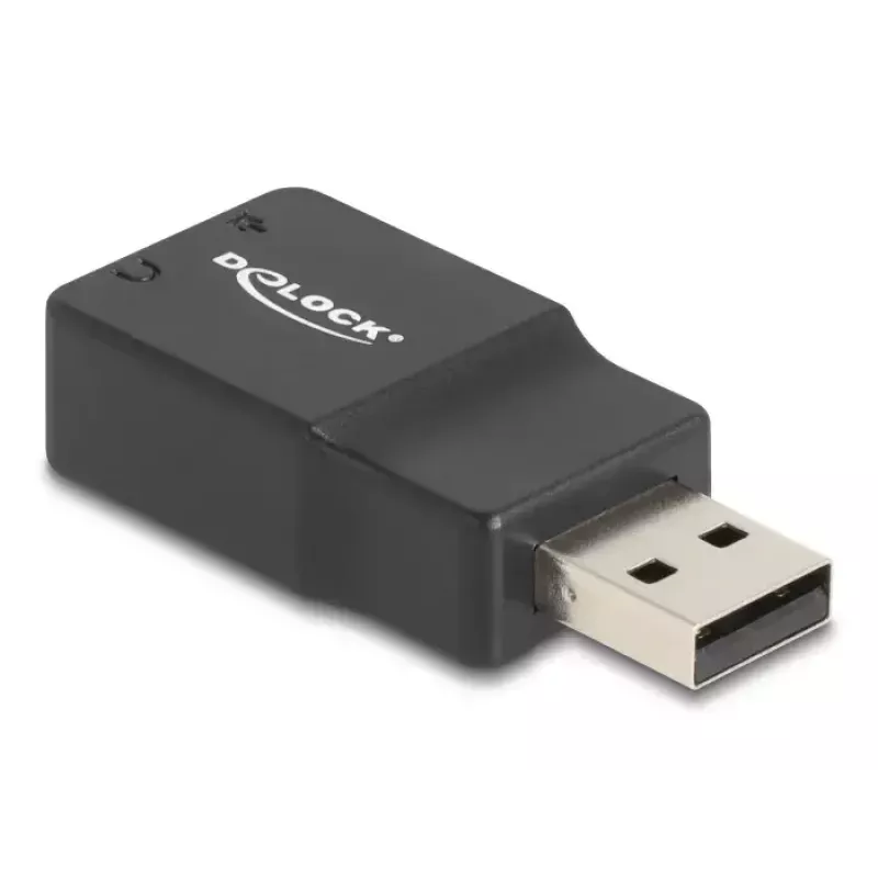 DeLOCK ārējā USB skaņas karte DeLOCK 66634 USB-A uz 2 x 3,5 mm
