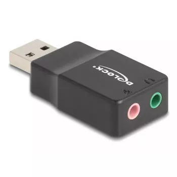 DeLOCK ārējā USB skaņas karte DeLOCK 66634 USB-A uz 2 x 3,5 mm