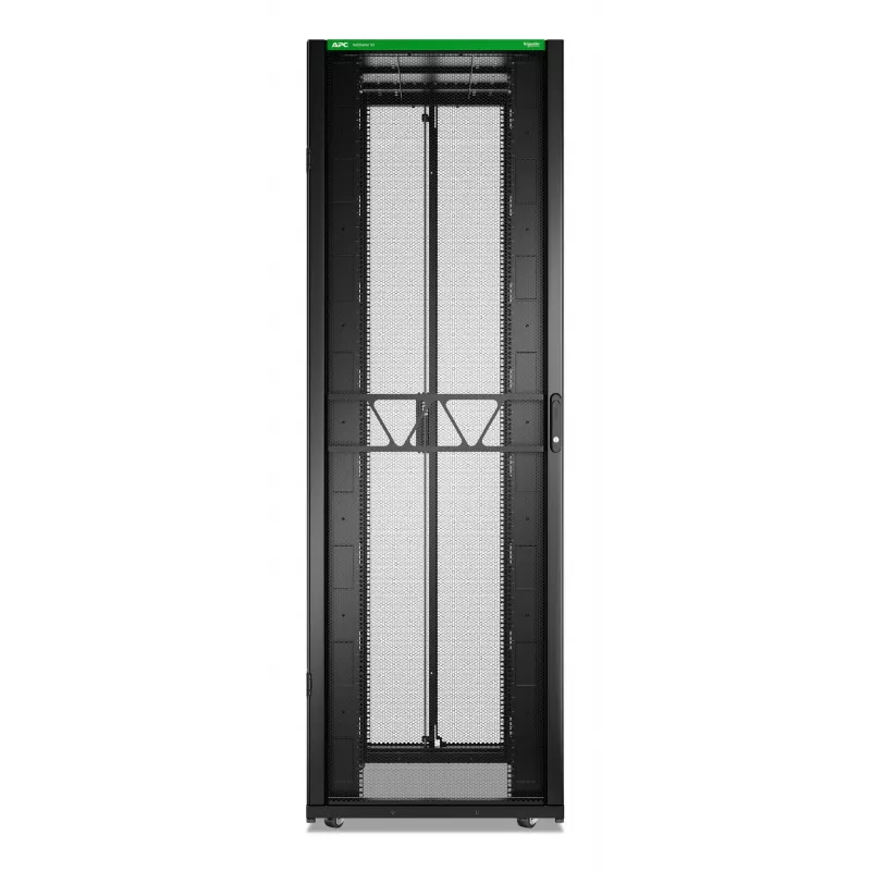 APC NetShelter SX, Serveru statņu korpuss, 2. paaudze, 52U, 2436A x 800P x 1200D mm, ar sāniem, melns