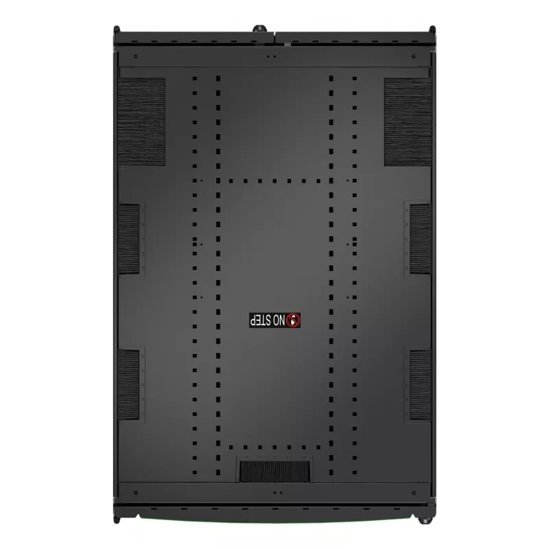 APC NetShelter SX, Serveru statņu korpuss, 2. paaudze, 52U, 2436A x 800P x 1200D mm, ar sāniem, melns