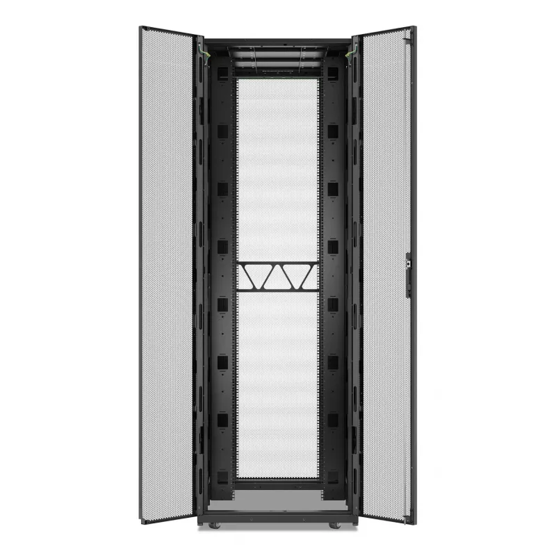 APC NetShelter SX, Serveru statņu korpuss, 2. paaudze, 52U, 2436A x 800P x 1200D mm, ar sāniem, melns
