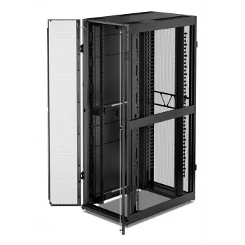APC NetShelter SX, tīkla skapja korpuss, 48U, 2258A x 750P x 1200D mm, ar sāniem, melns