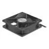 Ventilators DeLOCK 67302 9,2 cm melns lodīšu gultnis