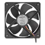 DELOCK 67303 Computer Case Fan 120 mm, 24 V, Ball Bearing, Melns