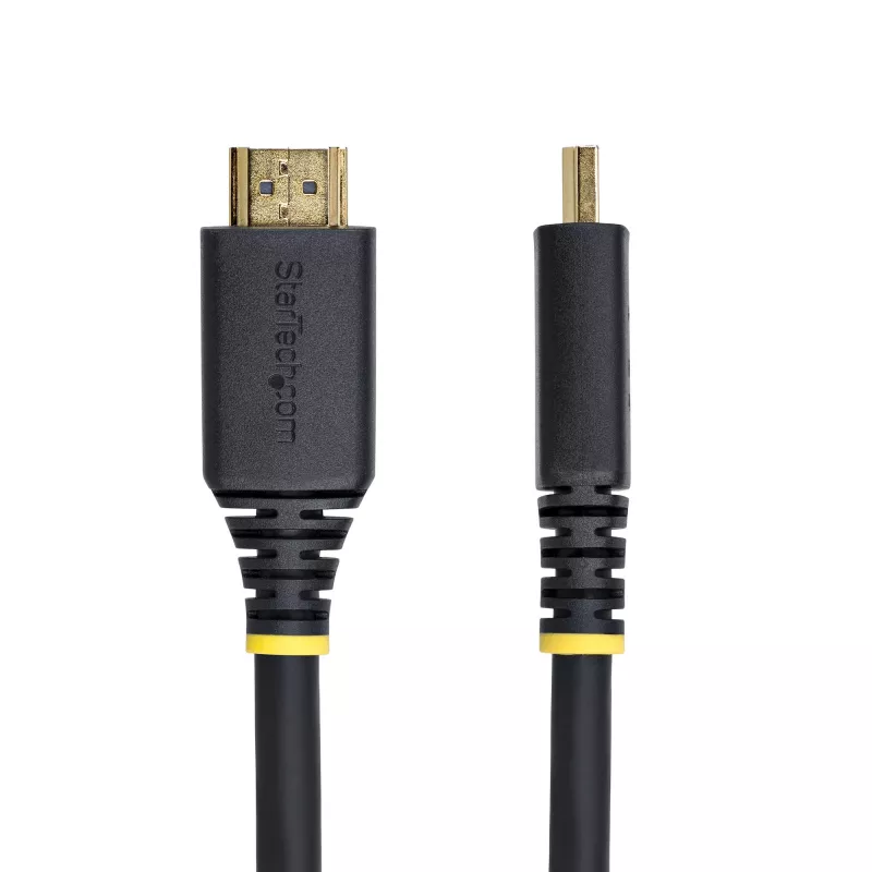 StarTech.com 5m (16 pēdas) sertificēts īpaši ātrdarbīgs HDMI kabelis, 8K 60 Hz/4K 120 Hz, HDMI 2.1 kabelis ar HDR10+ / eARC, 48 Gbps, 8K HDMI vads monitoram/TV/displejam, elastīgs TPE apvalks