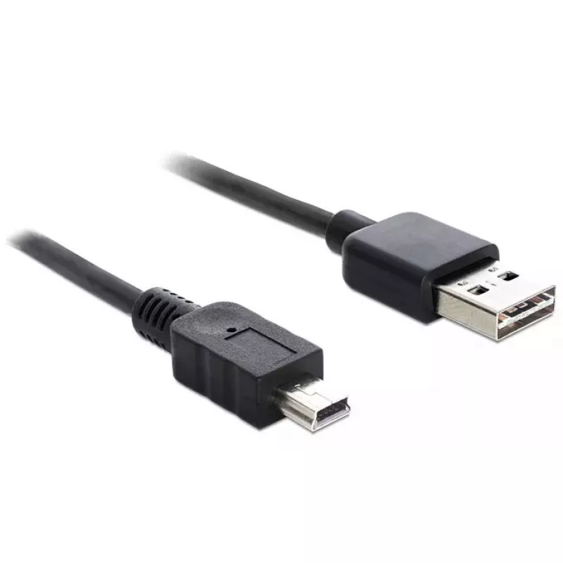 USB kabelis DeLOCK 1 m USB 2.0 A - mini USB v/v