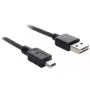 USB kabelis DeLOCK 1 m USB 2.0 A - mini USB v/v