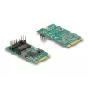 DeLOCK 95272 iekšējā tīkla karte 2500 Mbit/s vadu M.2 Ethernet