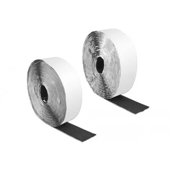 Āķa un cilpas lente DeLOCK 10 m x P 50 mm melna