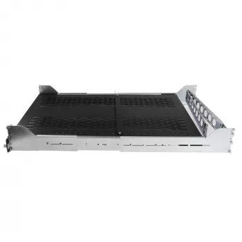 StarTech.com 2U ventilējams bīdāms serveru plaukts ar kabeļu pārvaldības sviru – regulējams montāžas dziļums no 27,7 līdz 31,6 collām – 50 mārciņas – 19” serveru plaukts aprīkojuma statīvam – 24 collu dziļš