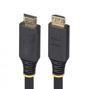 StarTech.com 10 m (33 pēdas) aktīvs ātrgaitas HDMI kabelis ar satverošiem savienotājiem, 4K 60 Hz/1440p 144 Hz, HDR10/HDCP 2.2/ARC, 18 Gbps, UHD HDMI vads televizoram/monitoram/displejam, TPE apvalks