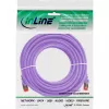 InLine komutācijas kabelis S/FTP PiMF Cat.6 250MHz PVC vara violets 10m