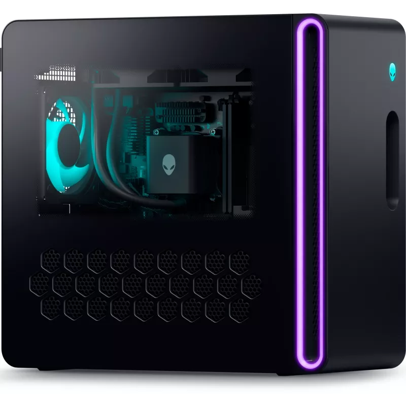 Alienware Aurora ACT1250 Intel Core Ultra 9 285K 32 GB DDR5-SDRAM 2 TB SSD NVIDIA GeForce RTX 5080 Windows 11 Home galddators Melns