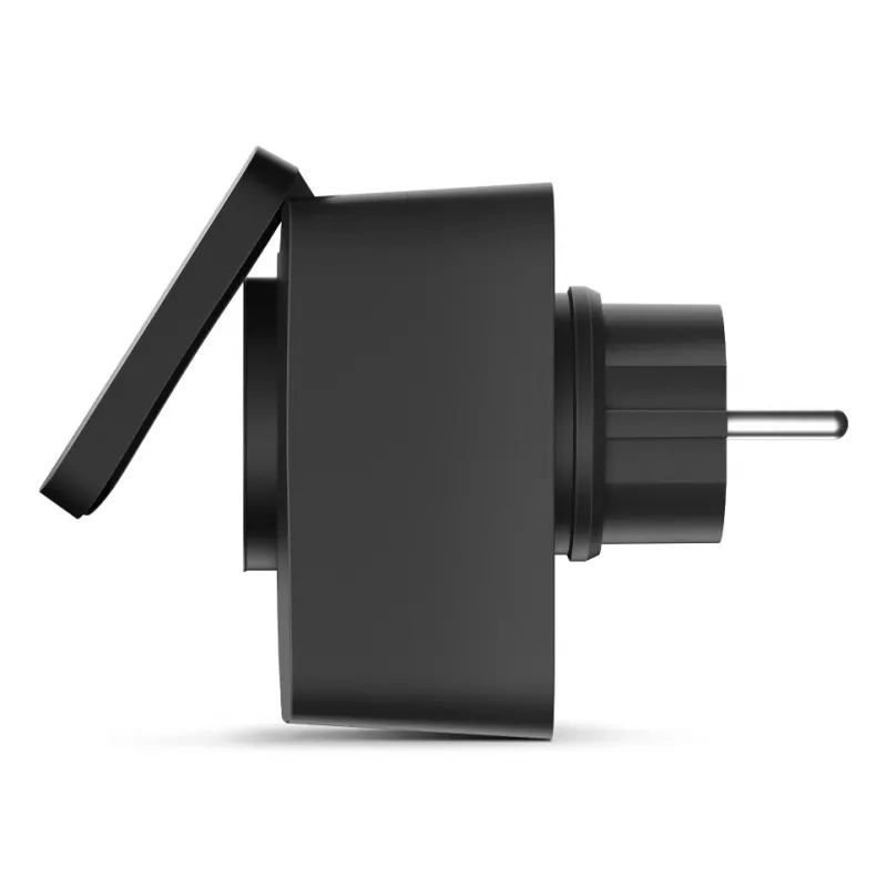 Viedais kontaktdakša TP-Link Tapo P410M — āra Wi‑Fi ligzda, 3680 W, 200–250 V, melna
