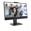 24 collu Lenovo ThinkVision T24-4v IPS LCD monitors, 1920×1080 Full HD, 6 ms, 250 cd/m², iebūvēti skaļruņi, USB centrmezgls, VESA, augstumā regulējams, melns