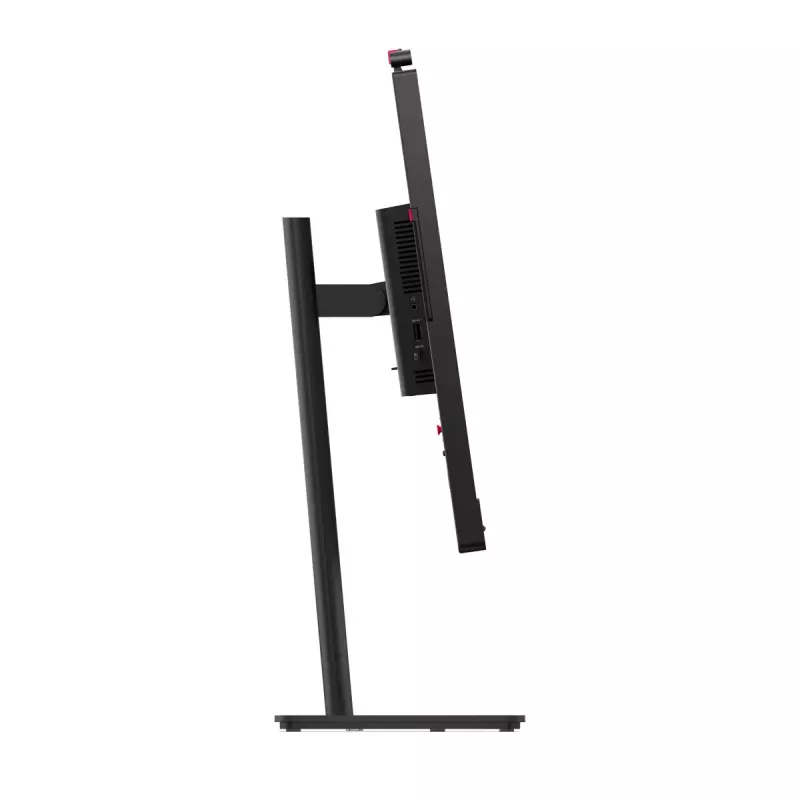 24 collu Lenovo ThinkVision T24-4v IPS LCD monitors, 1920×1080 Full HD, 6 ms, 250 cd/m², iebūvēti skaļruņi, USB centrmezgls, VESA, augstumā regulējams, melns
