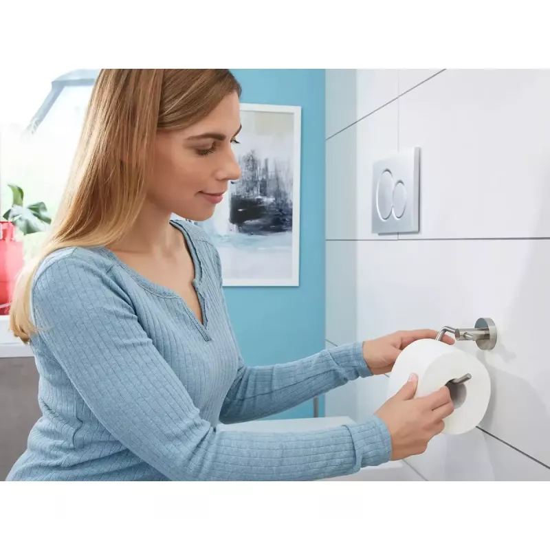 Toaletes papīra turētājs Tesa 40301-00000-00 pie sienas stiprināms nerūsējošais tērauds 138×50×105 mm